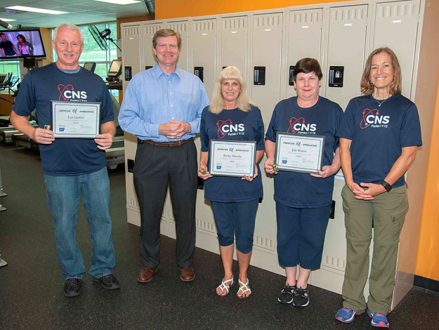 CNS’s winning Active for Life challenge team