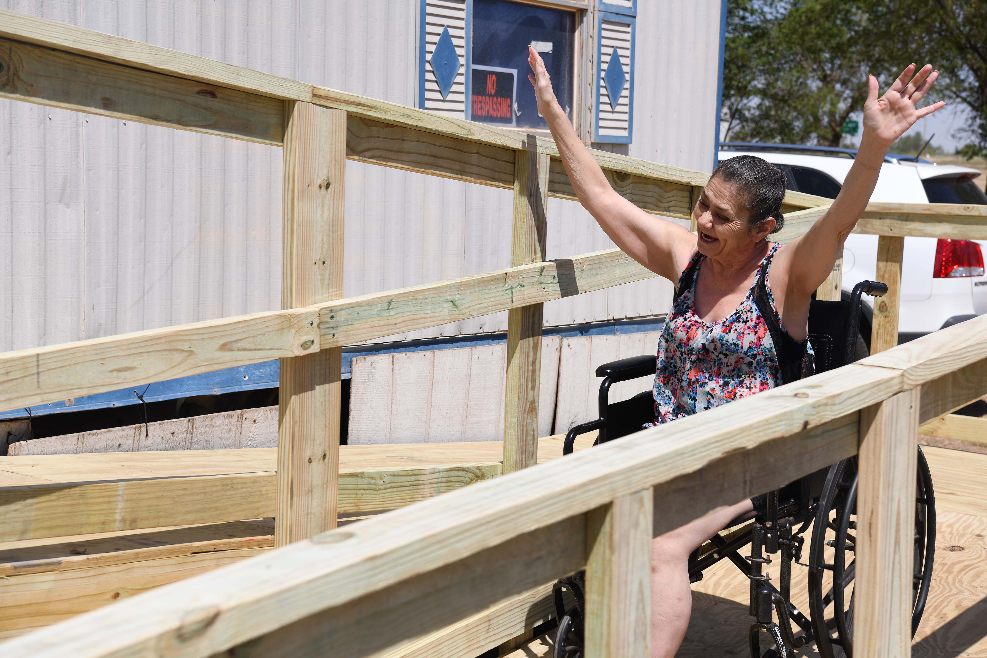 Pantex volunteers made a difference for four community members with ramps built for the Texas Ramp Project during the 2022 United Way Day of Caring