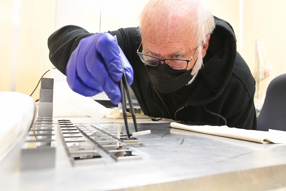 Ralph Eubanks works as a technician in the dimensional lab in Pantex’s Metrology group.