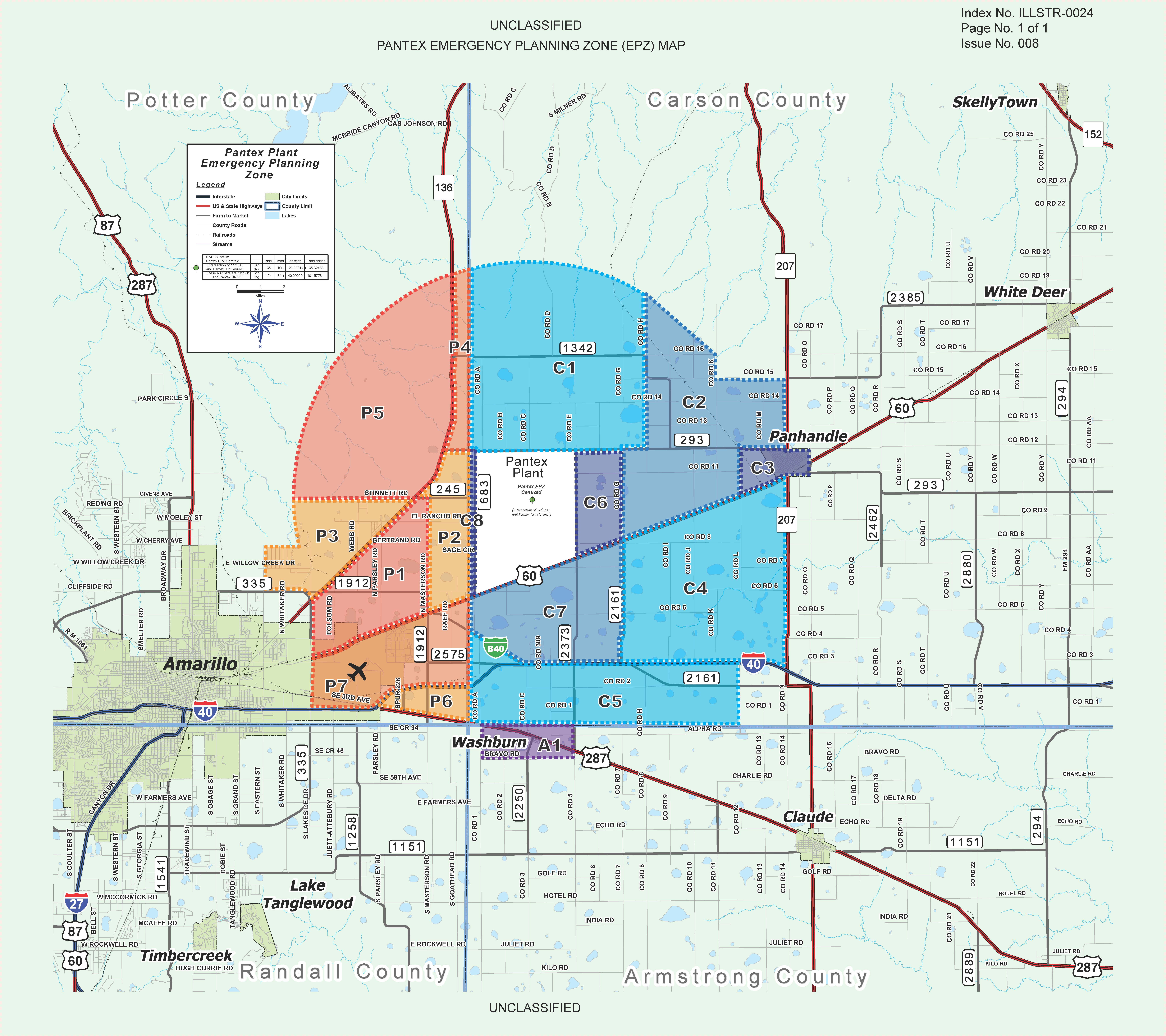Emergency Planning Zone Map