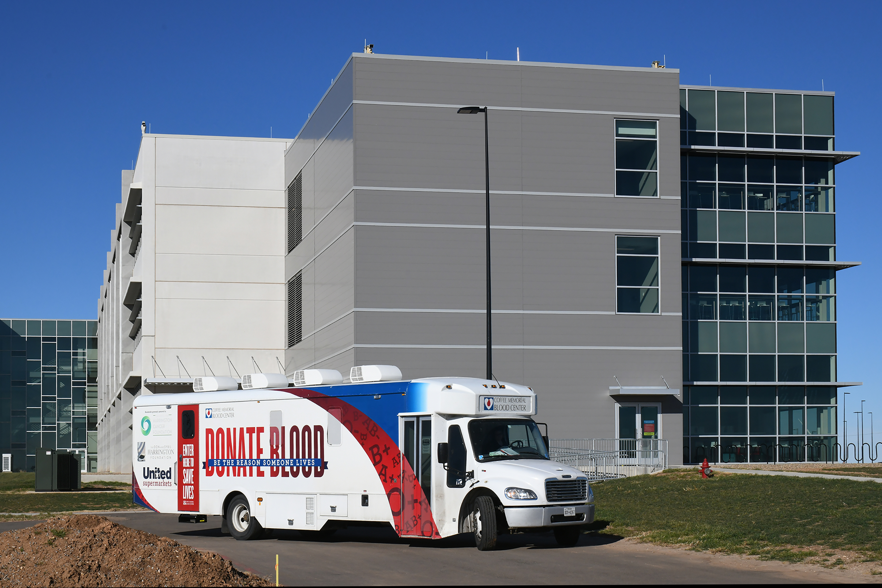 Pantex hosts the bloodmobile approximately every two weeks
