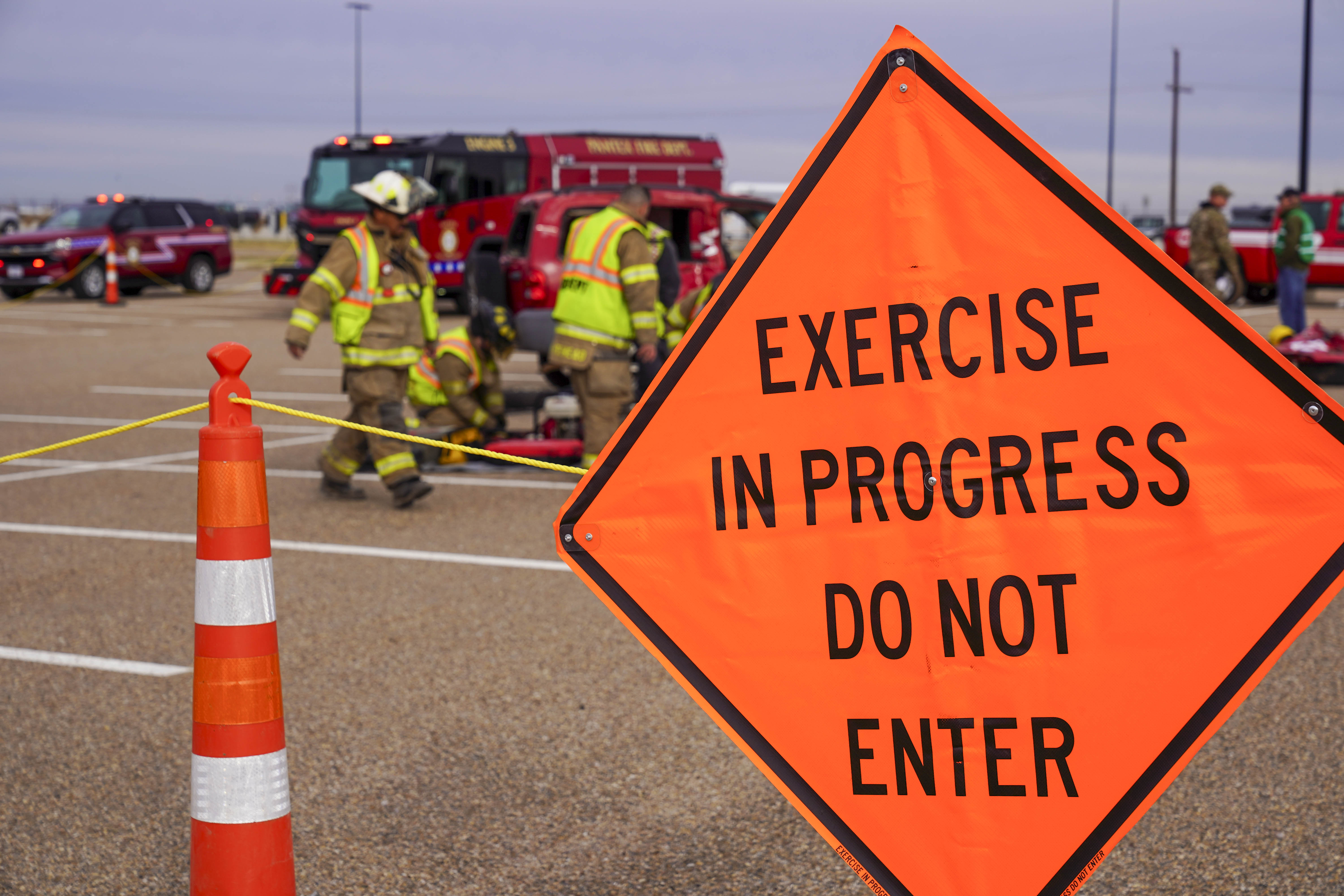 Annually, Emergency Management plans one full-scale exercise, additional exercises, and multiple drills Annually, Emergency Management plans one full-scale exercise, additional exercises, and multiple drills