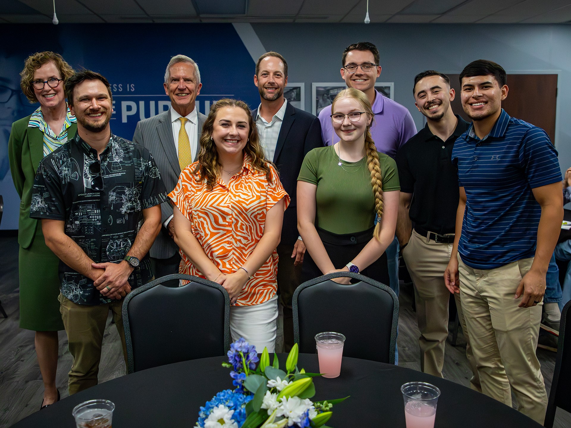 Pantex Amarillo College interns with their mentors and institution leadership