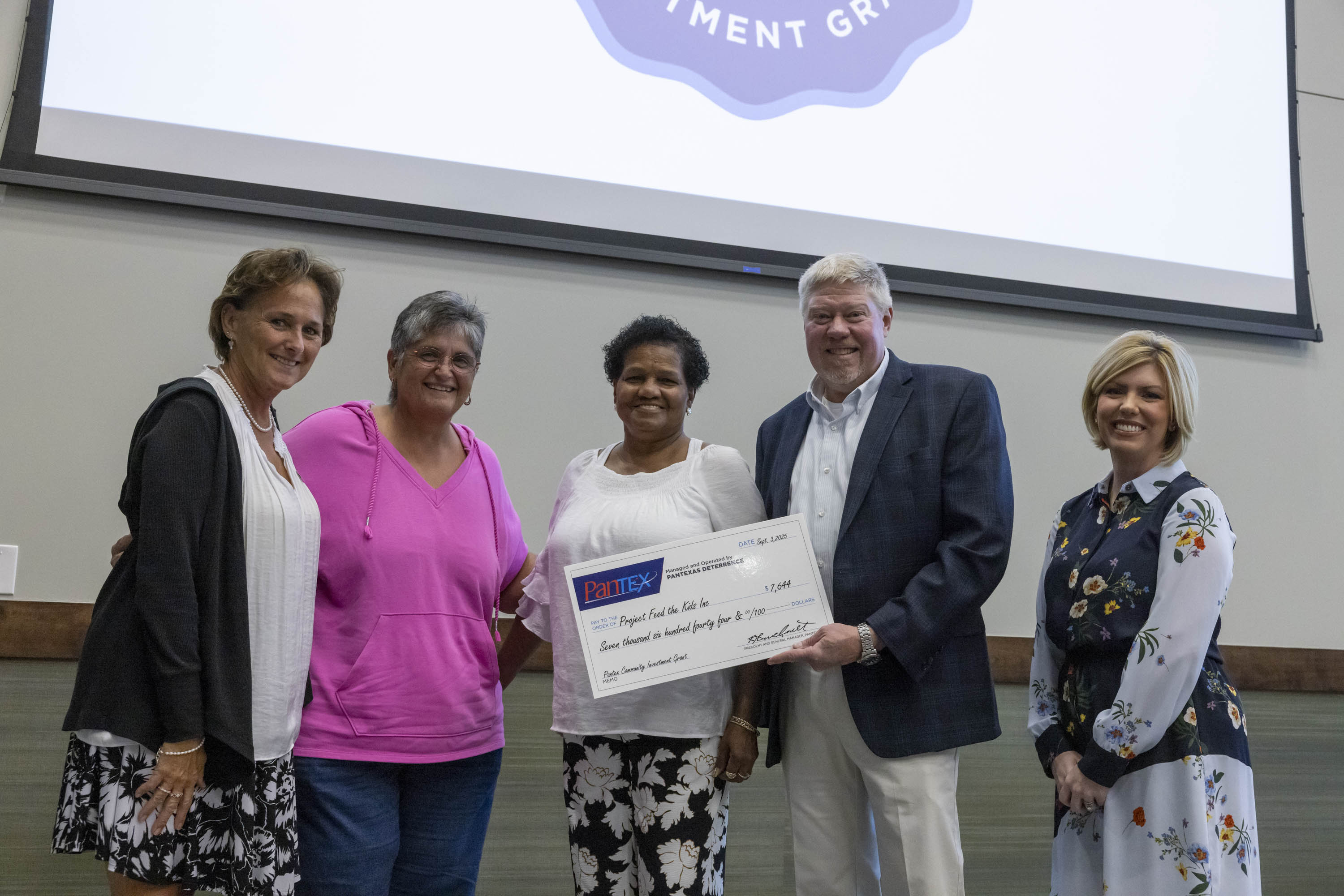 Pantex Grant Recipients, Project Feed the Kids Inc Pantex Grant Recipients, Project Feed the Kids Inc