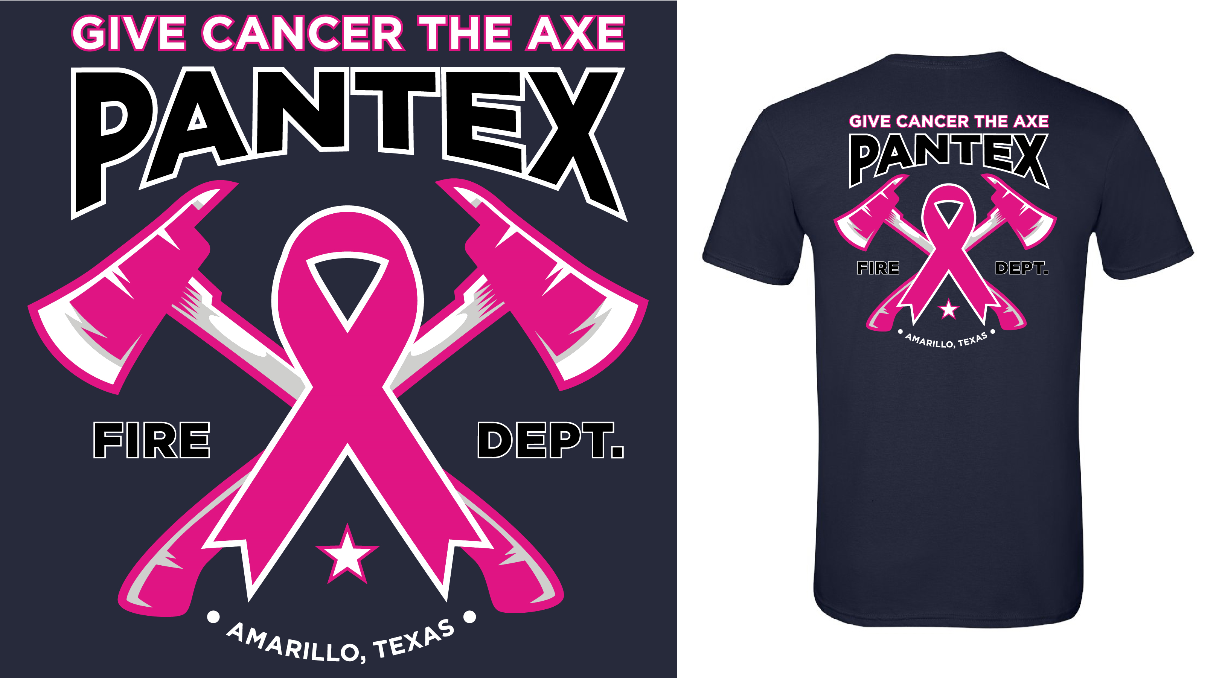 “Give cancer the axe” T-shirt