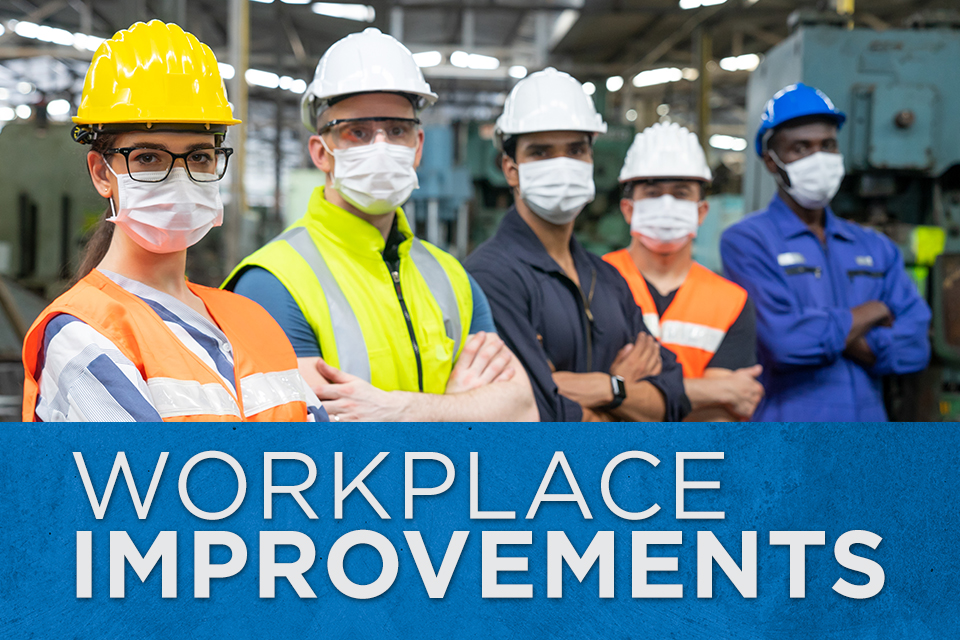 Thanks to the CNS General Workplace Improvement Program, the Pantex and Y-12 sites have received several upgrades. 